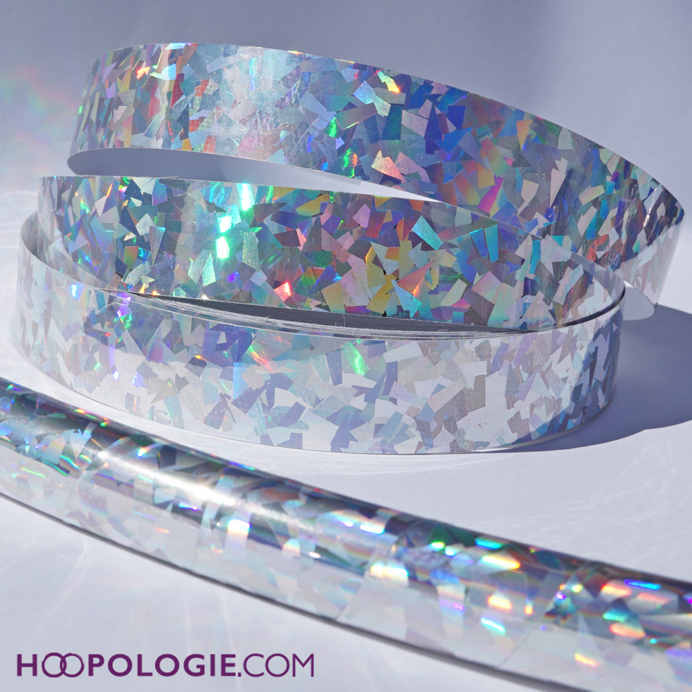 Silver Crystal Confetti Tape