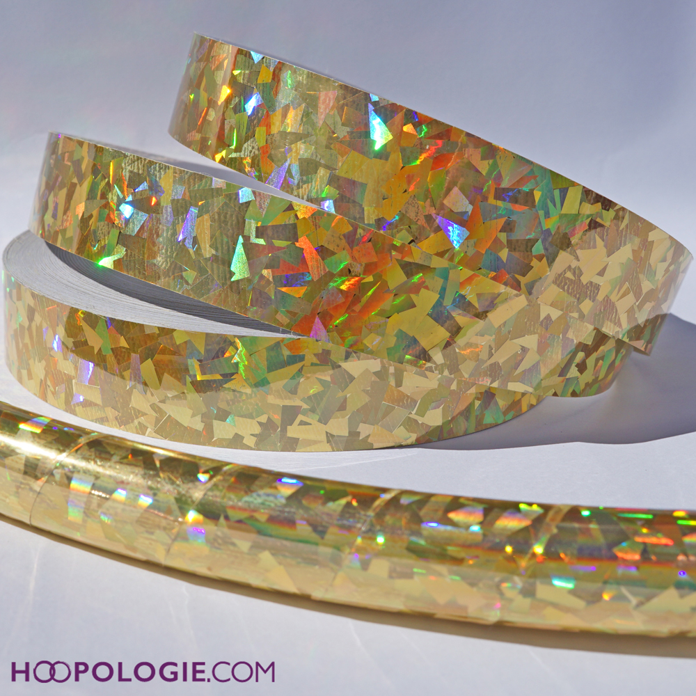 Golden Crystal Confetti Tape