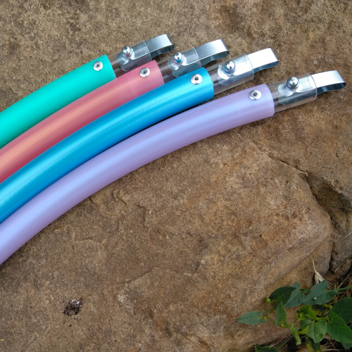 5/8&quot; Polypro sectional hoop

Caribbean Breeze, Shakti, Tahiti Blue Pearl, and Pixie Purple