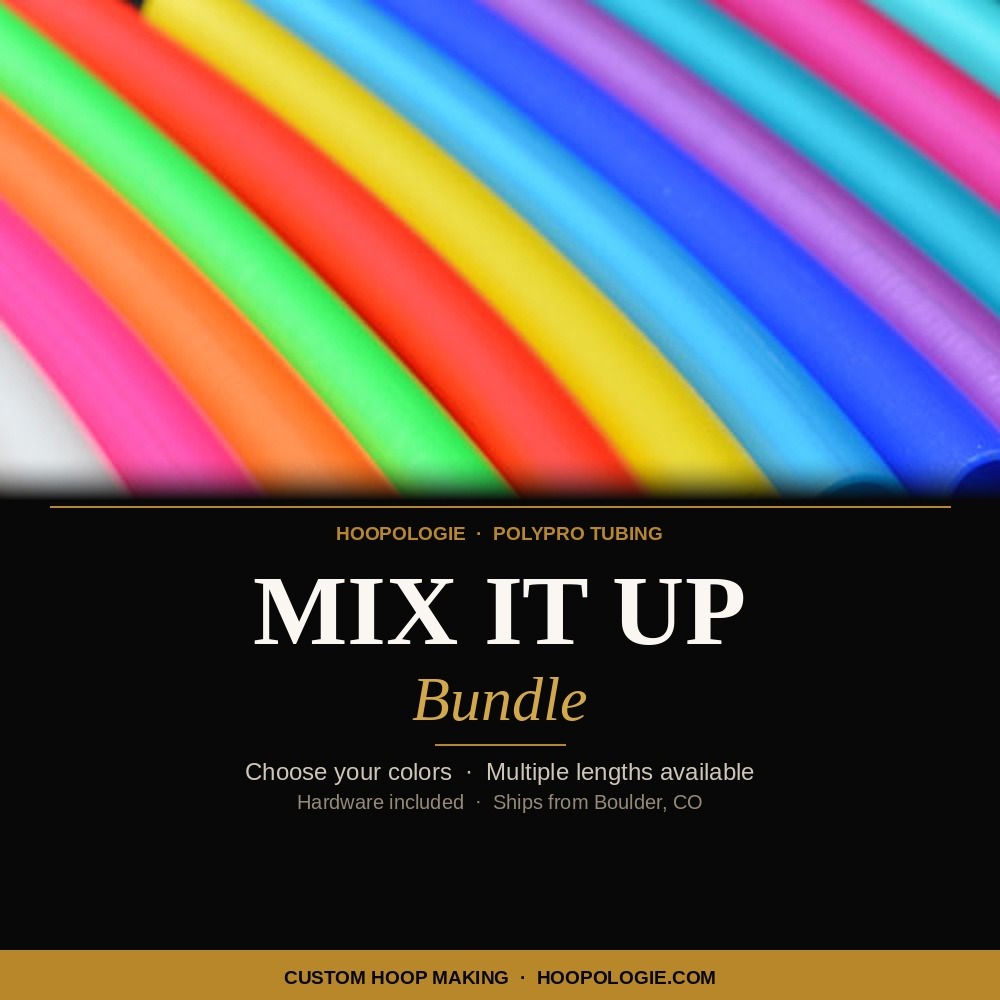 Mix-It-Up Four-Color Polypro Tubing Bundle – 30′ Coils | 120 Feet