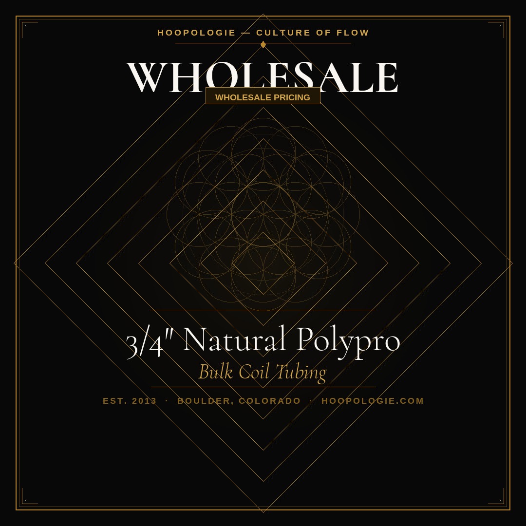 Wholesale - Natural Polypro Tubing 3/4" Large Coil