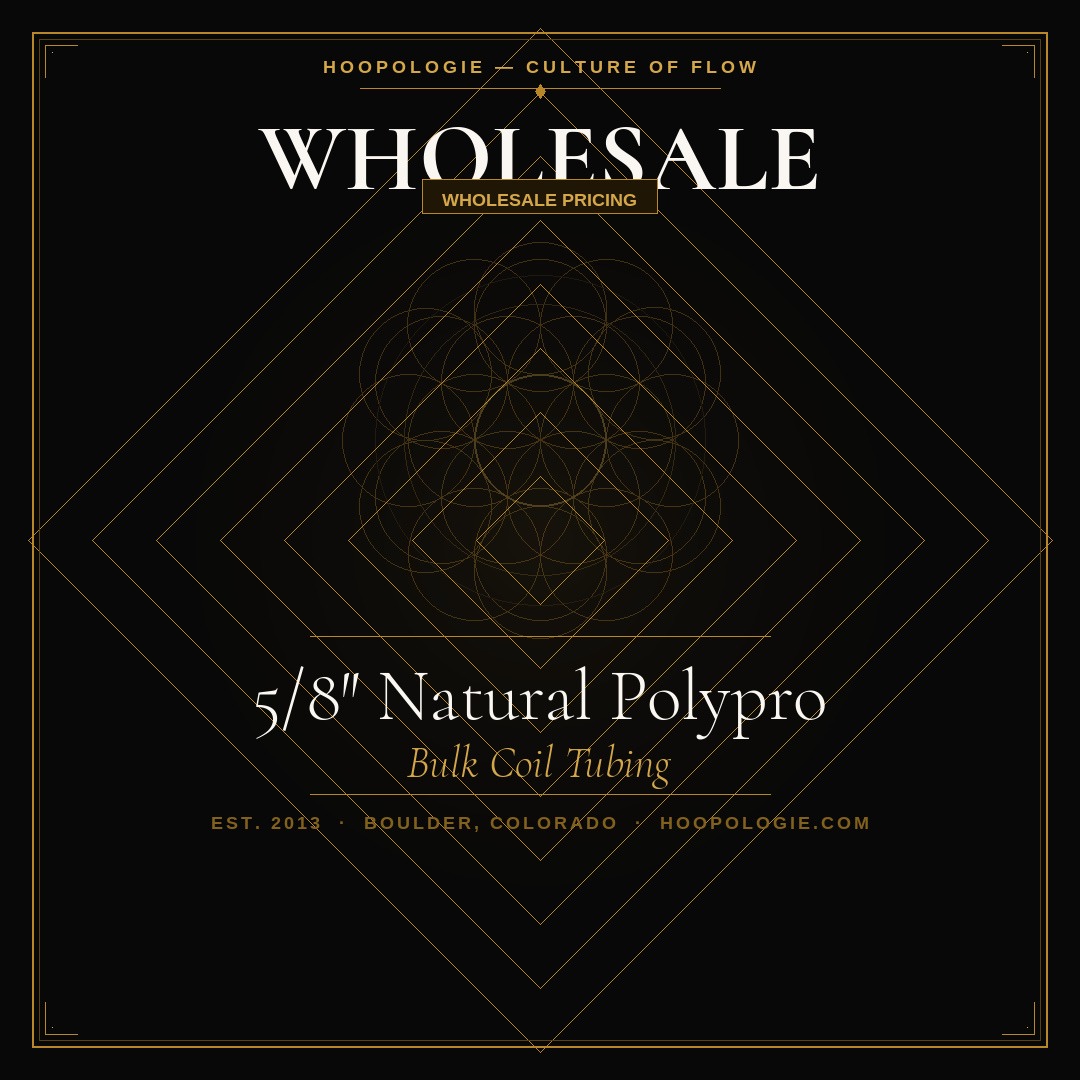 Wholesale - Natural Polypro Tubing 5/8" Large Coil