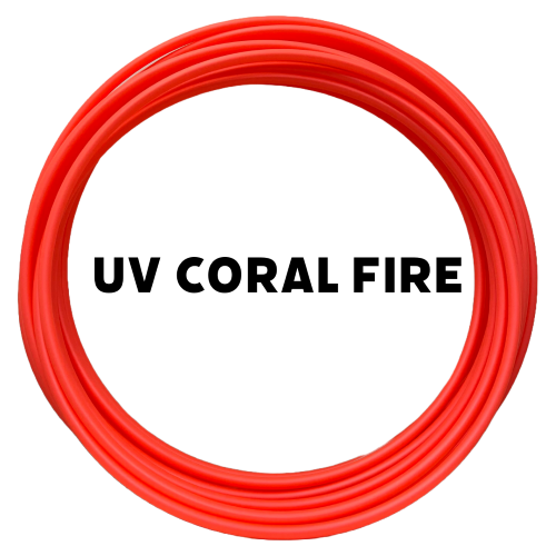 UV Pele&#039;s Fire Iridescent Polypro Tubing