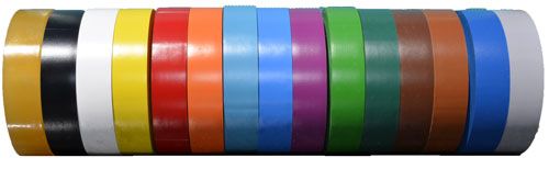 2 inch(48mm) General Purpose Colored Vinyl Tape ,Gray[1 Roll]