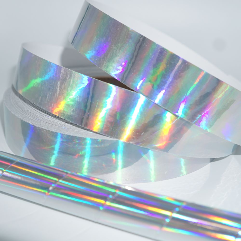 SE72 Silver Holographic PET Film :: 1010mm wide - dorotape